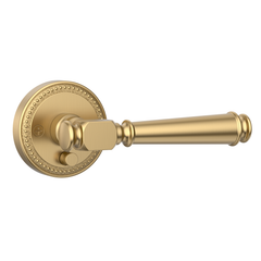 ZR12-054A Modern Heritage Champagne Bronze Door Levers | Beaded Privacy Lever (Privacy, Passage, Dummy)