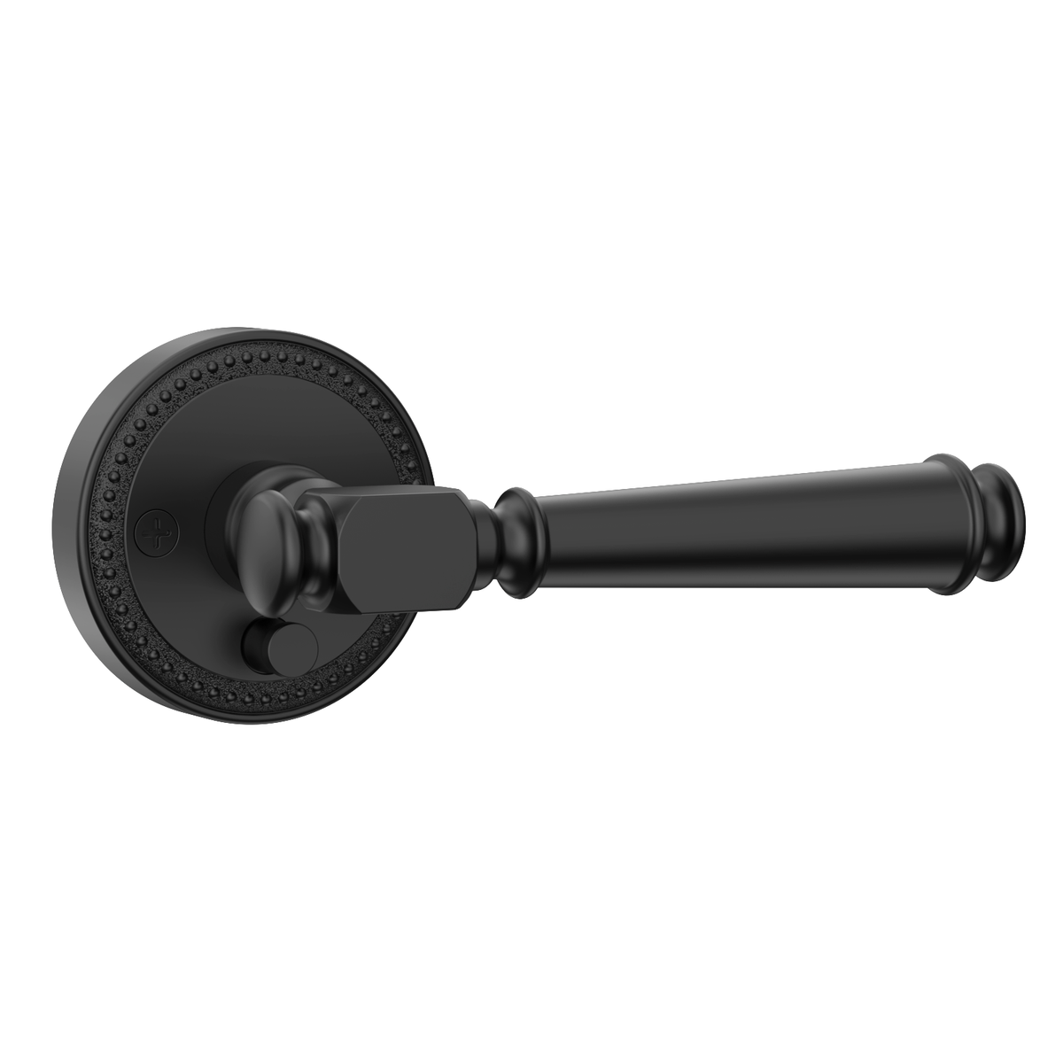 ZR12-054A Modern Heritage Champagne Bronze Door Levers | Beaded Privacy Lever (Privacy, Passage, Dummy)