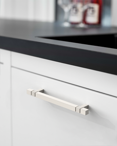 DESIGN3909 Modern Fluted Square Bar Cabinet Pulls