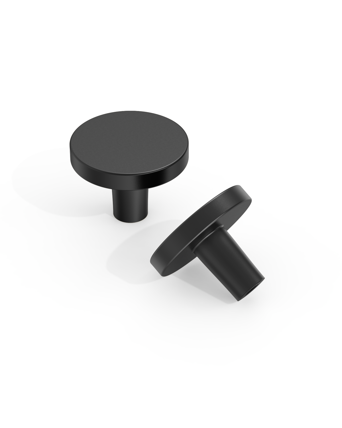 DESIGN1007 Warm Minimalist Flat Disc Cabinet Knobs