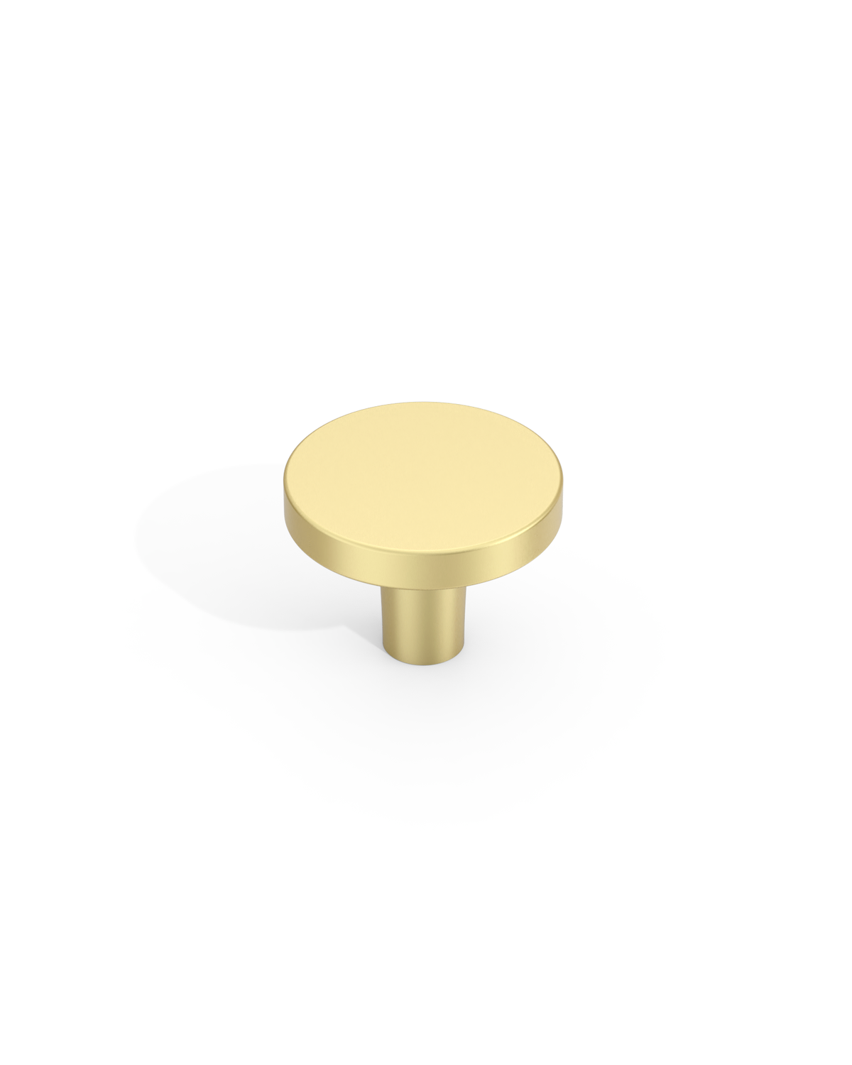 DESIGN1007 Warm Minimalist Flat Disc Cabinet Knobs