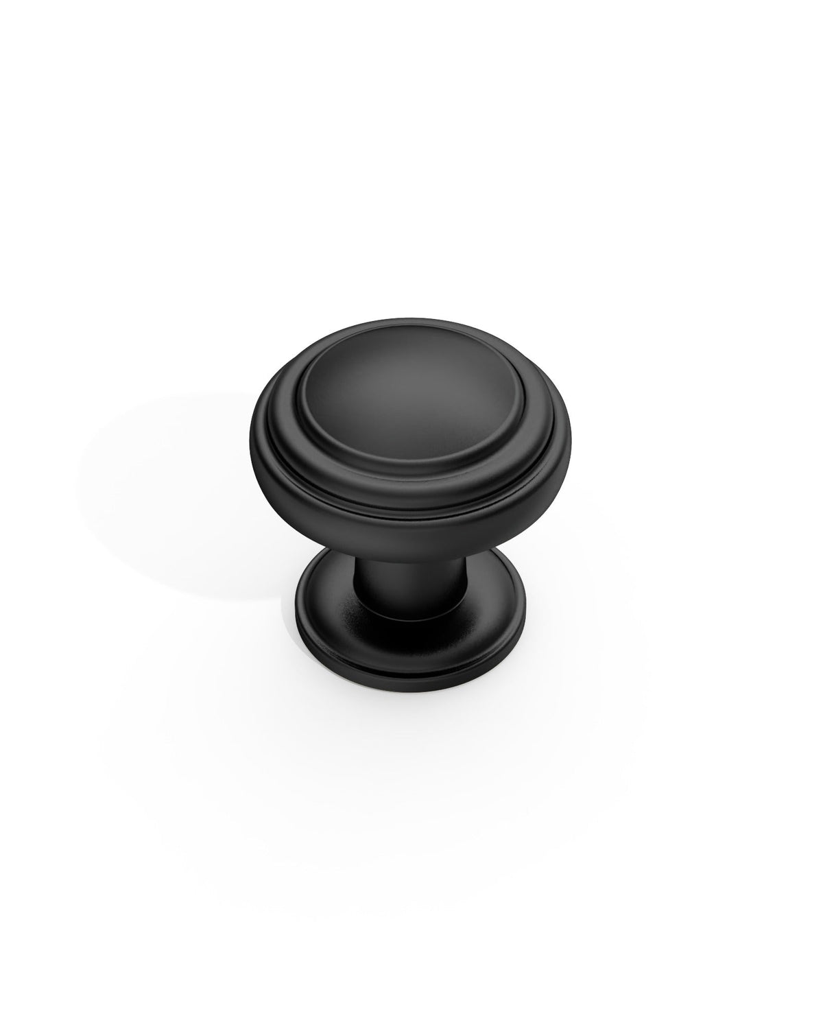 DESIGN1128 Mushroom Knobs for Rustic Shaker Cabinets | 1.3" Diameter, Antique Brass