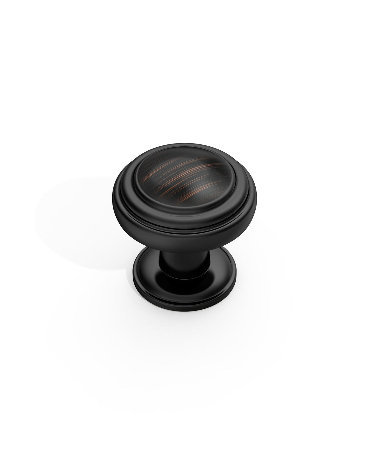 DESIGN1128 Mushroom Knobs for Rustic Shaker Cabinets | 1.3" Diameter, Antique Brass