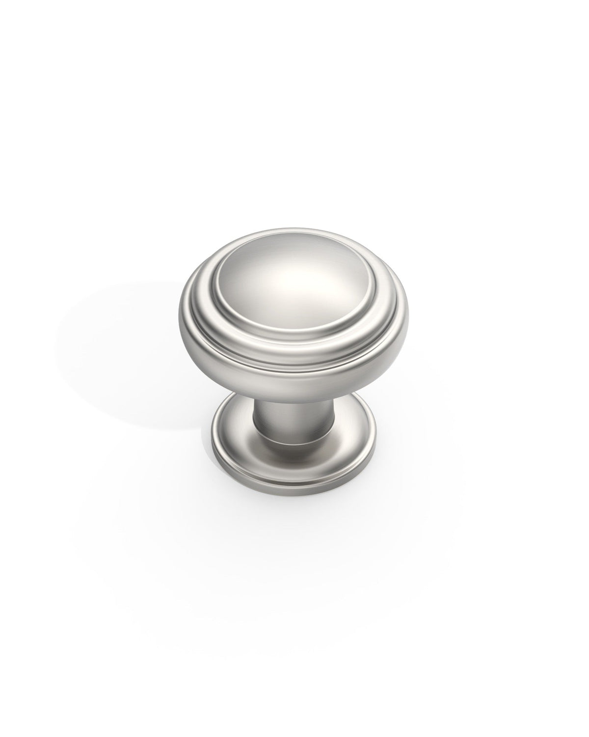 DESIGN1128 Mushroom Knobs for Rustic Shaker Cabinets | 1.3" Diameter, Antique Brass