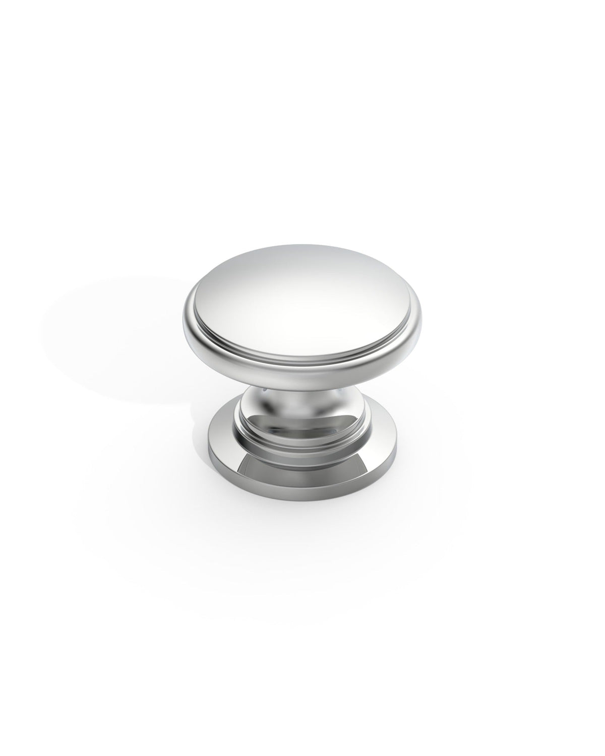 DESIGN1192 Brushed Gold Button Knobs for White & Navy Blue Cabinets | 1.18" Wide