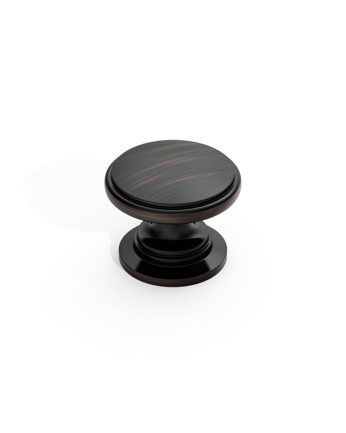 DESIGN1192 Brushed Gold Button Knobs for White & Navy Blue Cabinets | 1.18" Wide