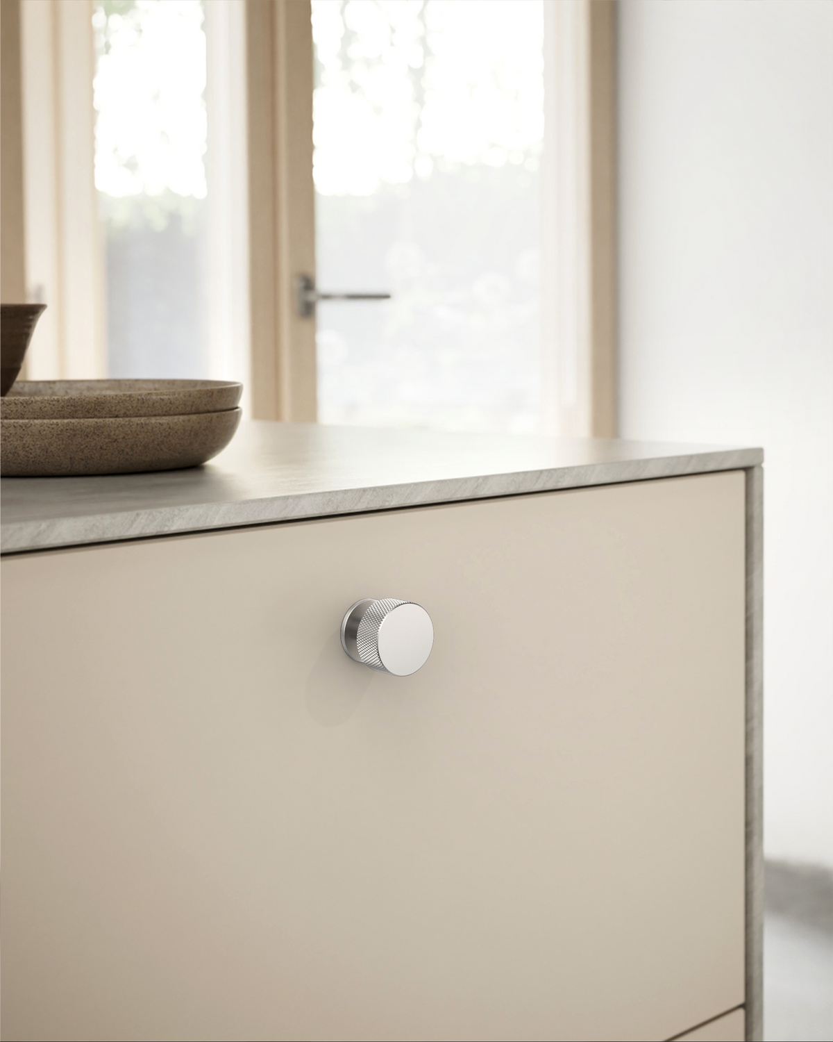 DESIGN1503 Urban Diamond Textured Cabinet Knobs