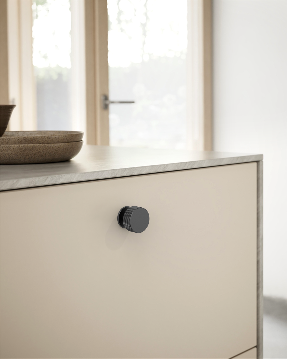 DESIGN1503 Urban Diamond Textured Cabinet Knobs