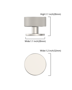 DESIGN1503 Urban Diamond Textured Cabinet Knobs