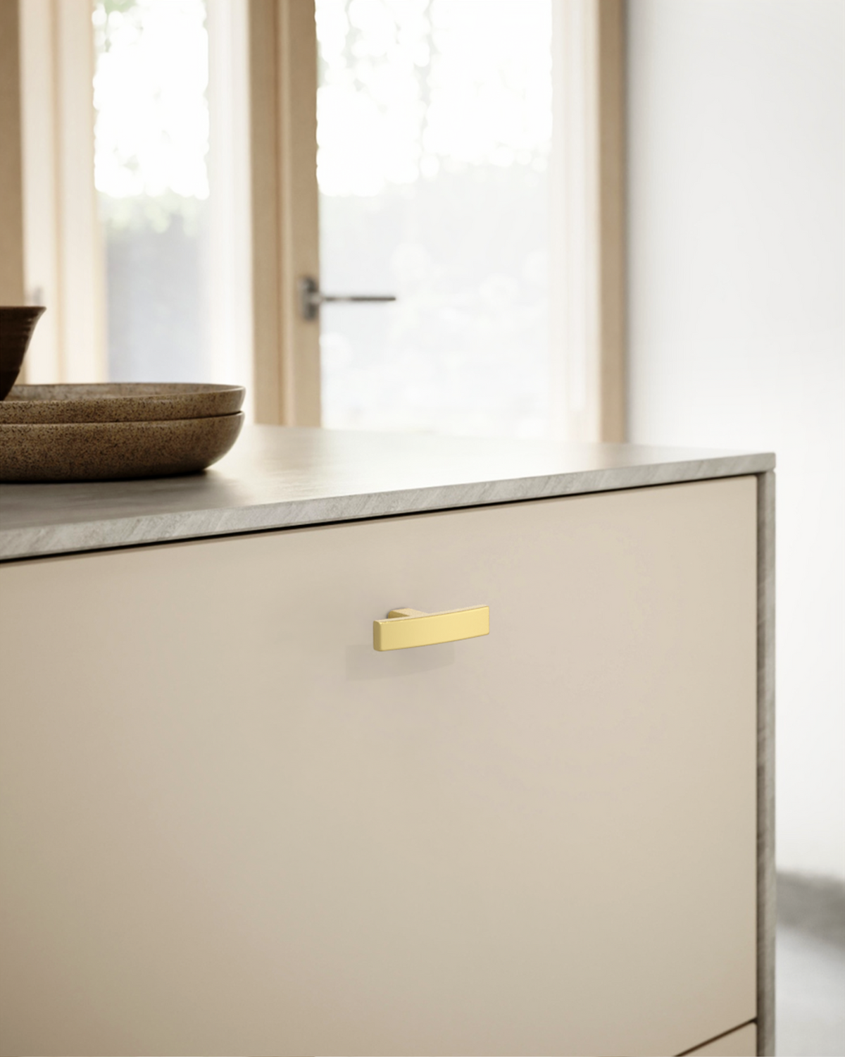 DESIGN1896 Transitional Streamlined T-Bar Cabinet Knobs