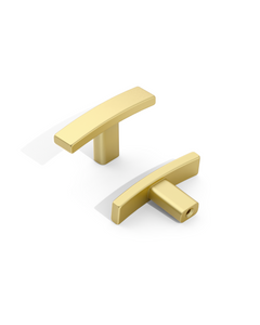 DESIGN1896 Transitional Streamlined T-Bar Cabinet Knobs