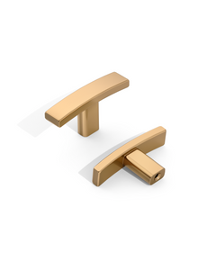DESIGN1896 Transitional Streamlined T-Bar Cabinet Knobs