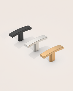 DESIGN1896 Transitional Streamlined T-Bar Cabinet Knobs