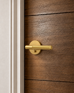 ZR02-124A Matte Black Door Handles | Modern Knurled Lever Door Locks (Privacy, Passage, Dummy)