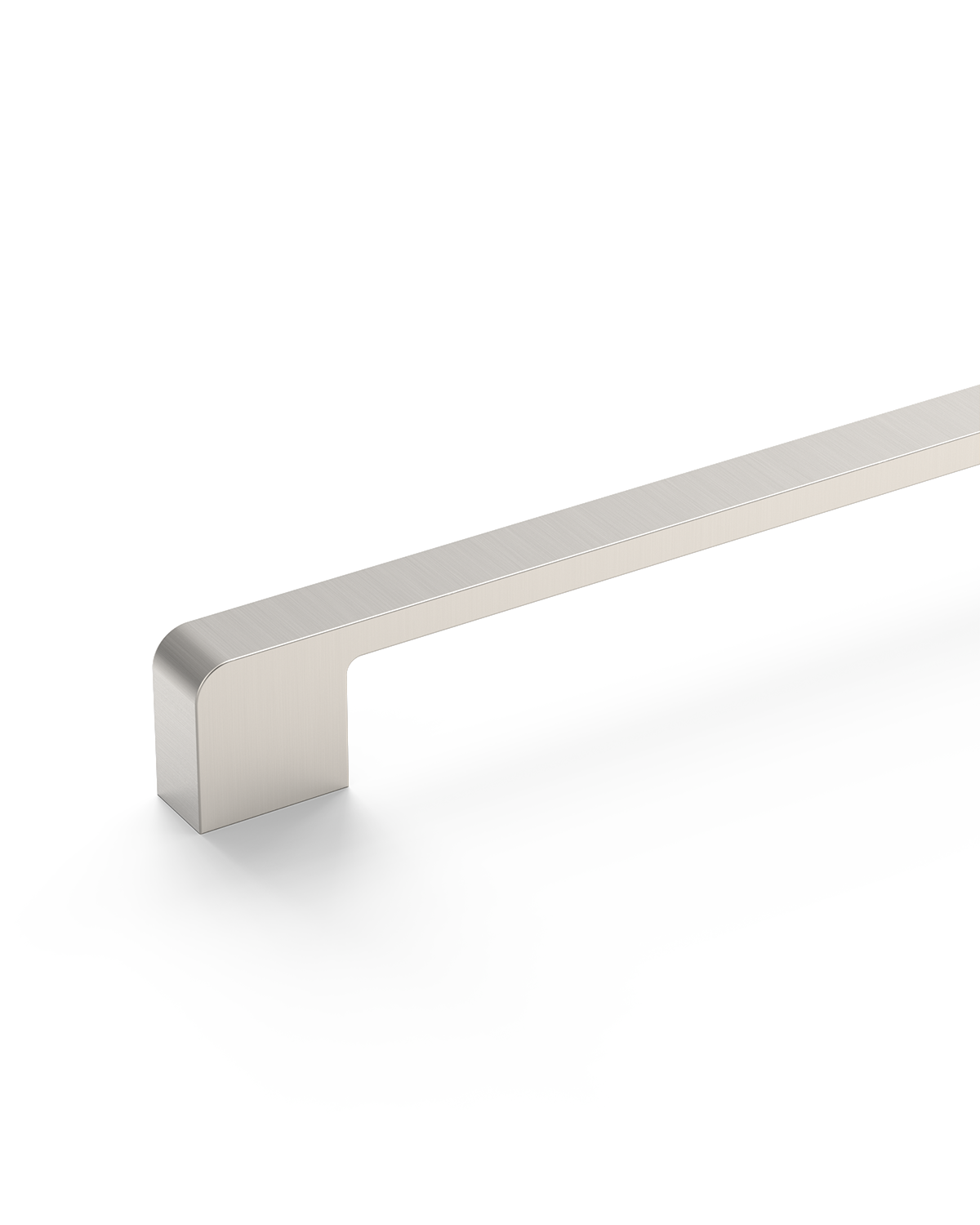 DESIGN2328 Solid Metal Minimalist Pulls | Flat Panel & Modern Shaker Cabinets (5", Matte Black)