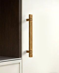 DESIGN3909 Modern Fluted Square Bar Cabinet Pulls