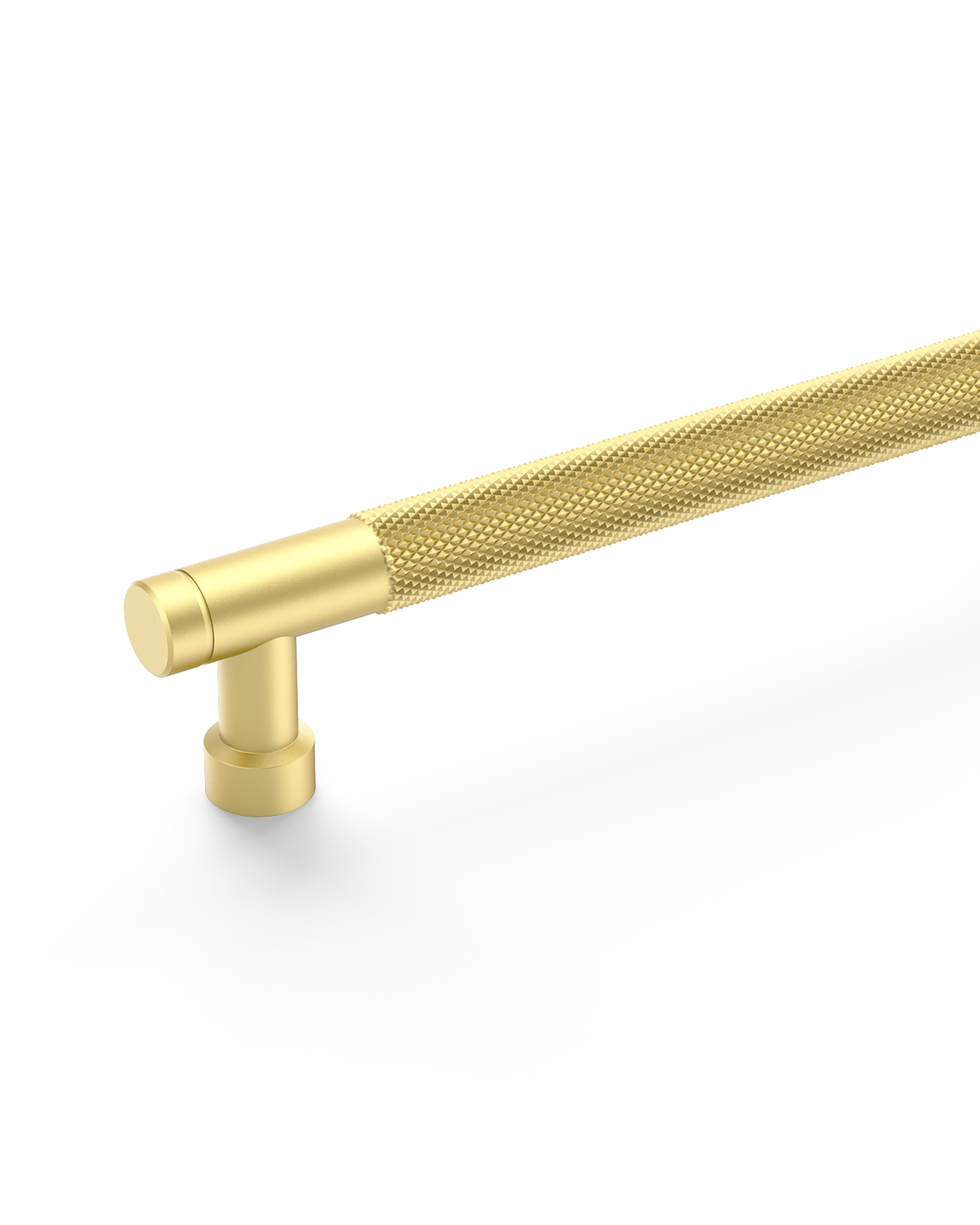 DESIGN4483 Champagne Bronze Knurled Cabinet Handles - Heavy-Duty Modern Drawer Pulls (5")