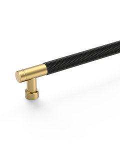 DESIGN4483 Champagne Bronze Knurled Cabinet Handles - Heavy-Duty Modern Drawer Pulls (5")