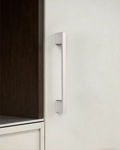 DESIGN2008 Slim Rectangular Handles for Flat Panel & Shaker Cabinets | 5" Pulls, Matte Black