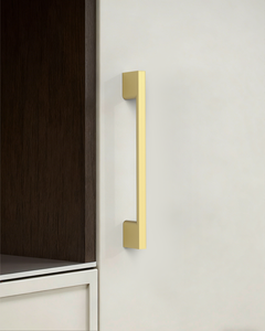 DESIGN2008 Slim Rectangular Handles for Flat Panel & Shaker Cabinets | 5" Pulls, Matte Black