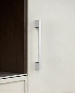 DESIGN2008 Slim Rectangular Handles for Flat Panel & Shaker Cabinets | 5" Pulls, Matte Black