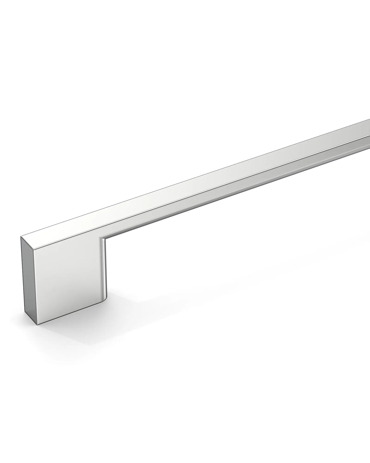 DESIGN2008 Slim Rectangular Handles for Flat Panel & Shaker Cabinets | 5" Pulls, Matte Black