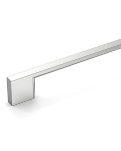 DESIGN2008 Slim Rectangular Handles for Flat Panel & Shaker Cabinets | 5" Pulls, Matte Black