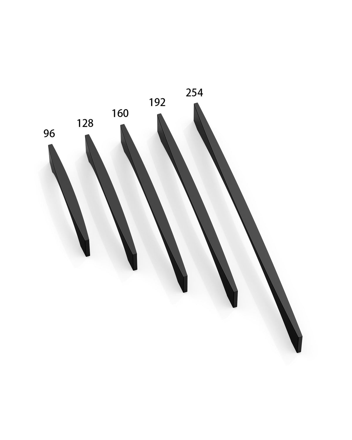 DESIGN2030 Modern Curved Arch Cabinet Pulls | Kitchen & Bathroom