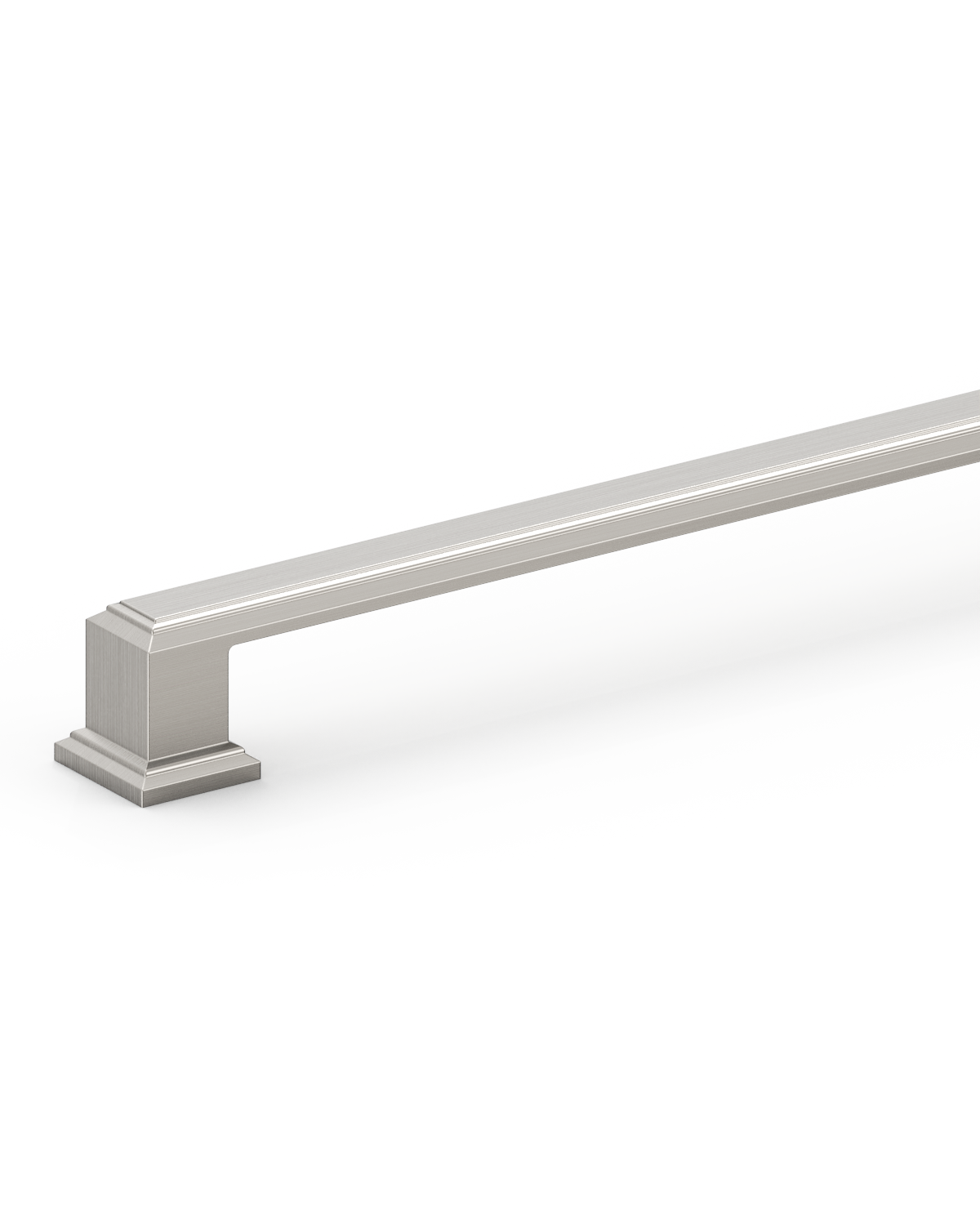 DESIGN2044 Heavy-Duty Transitional Handles for White Cabinets & Shaker Drawers | 3-3/4" Cabinet Pulls, Brushed Gold