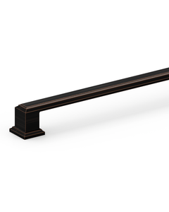 DESIGN2044 Heavy-Duty Transitional Handles for White Cabinets & Shaker Drawers | 3-3/4" Cabinet Pulls, Brushed Gold