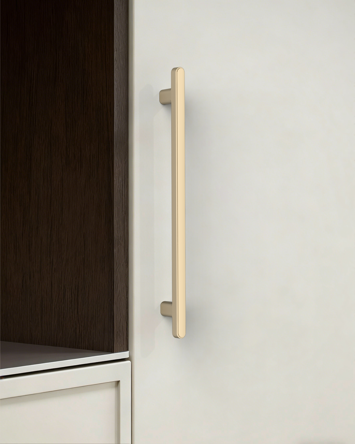 DESIGN2244 Soft Minimalist Flat Bar Cabinet Pulls