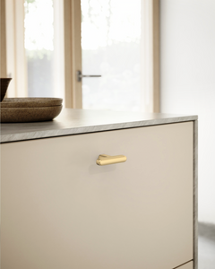 DESIGN2244 Modern Organic Inset Oval T-Bar Cabinet Knobs