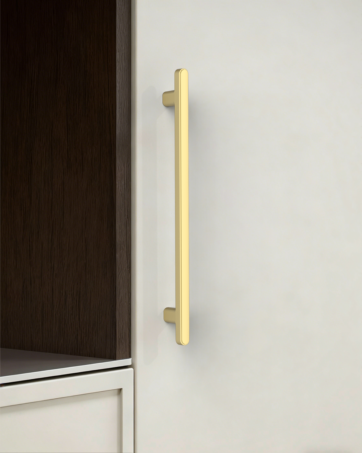 DESIGN2244 Soft Minimalist Flat Bar Cabinet Pulls