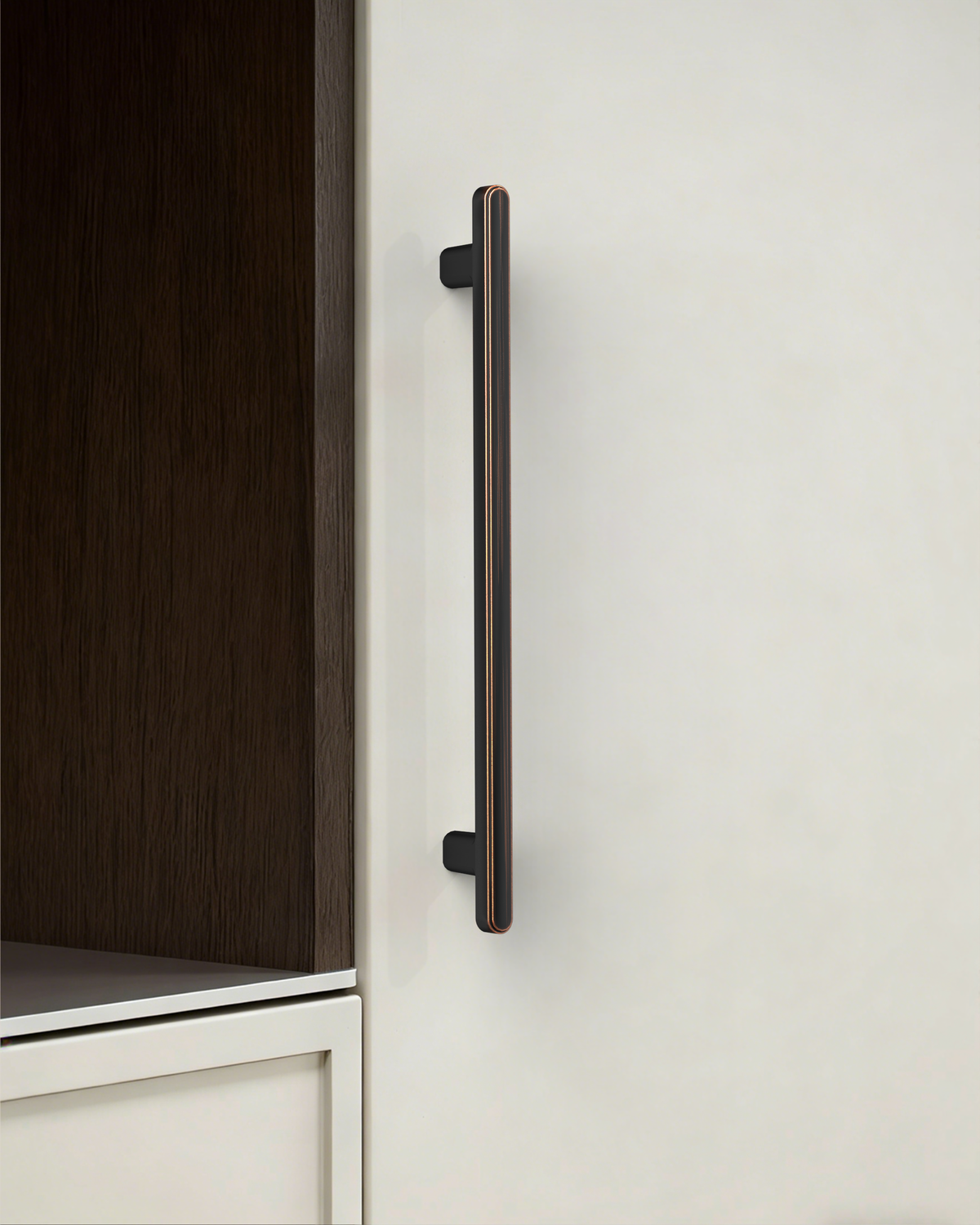 DESIGN2244 Soft Minimalist Flat Bar Cabinet Pulls