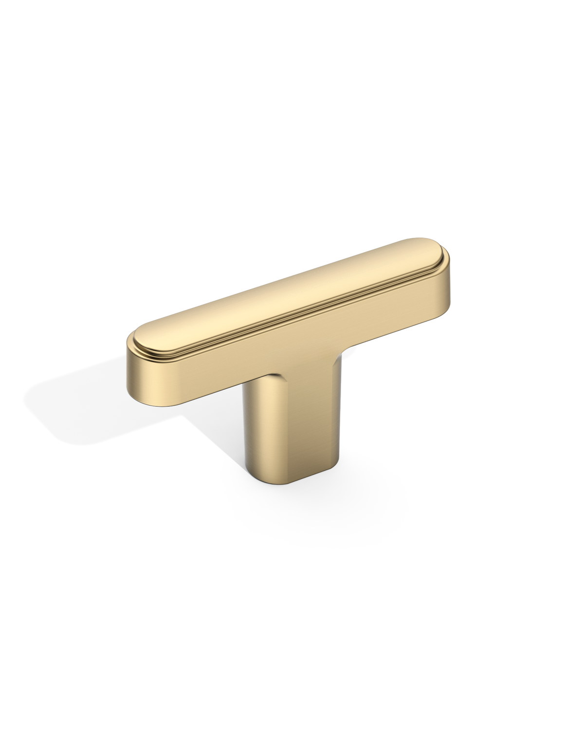 DESIGN2244 Modern Organic Inset Oval T-Bar Cabinet Knobs