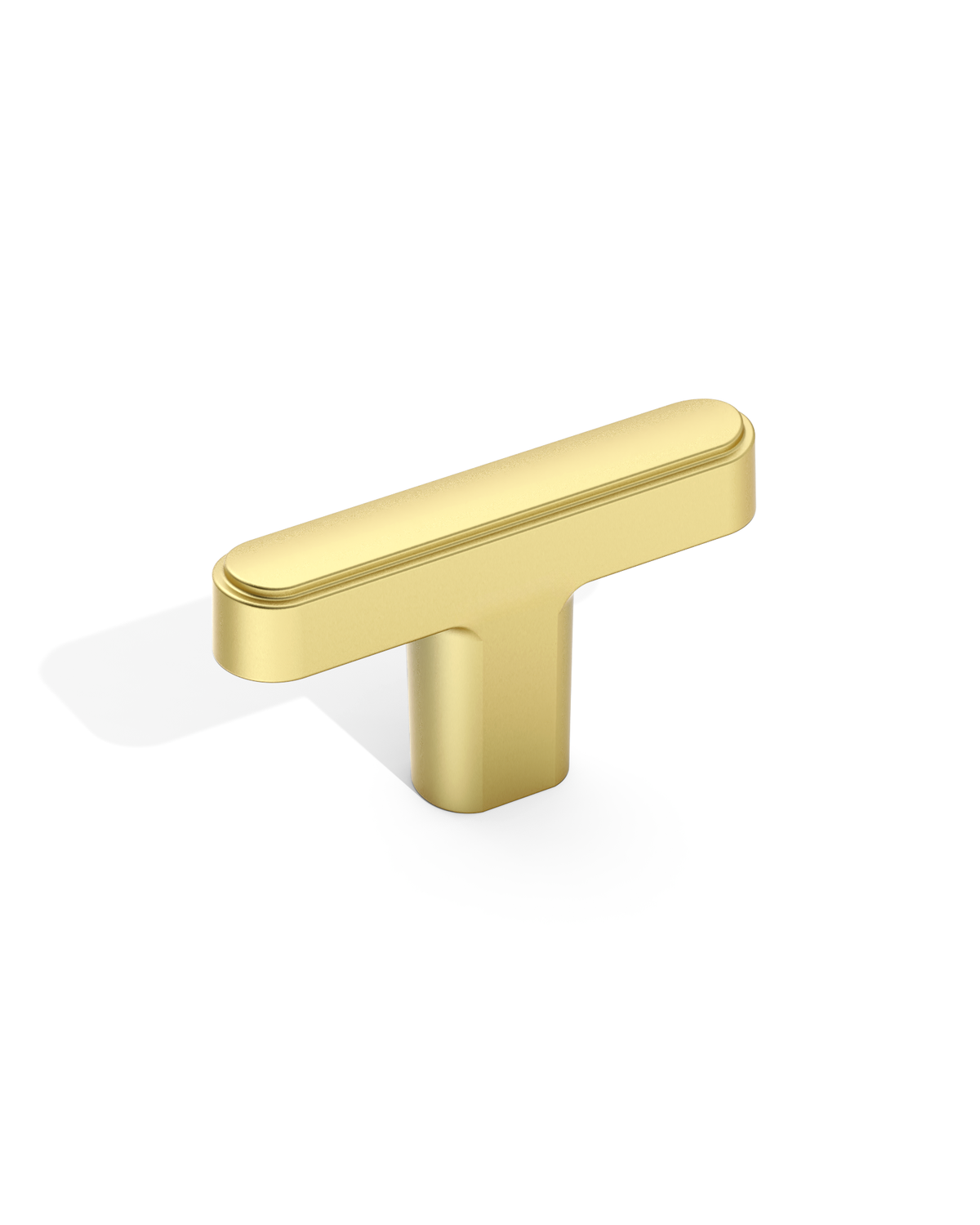 DESIGN2244 Modern Organic Inset Oval T-Bar Cabinet Knobs