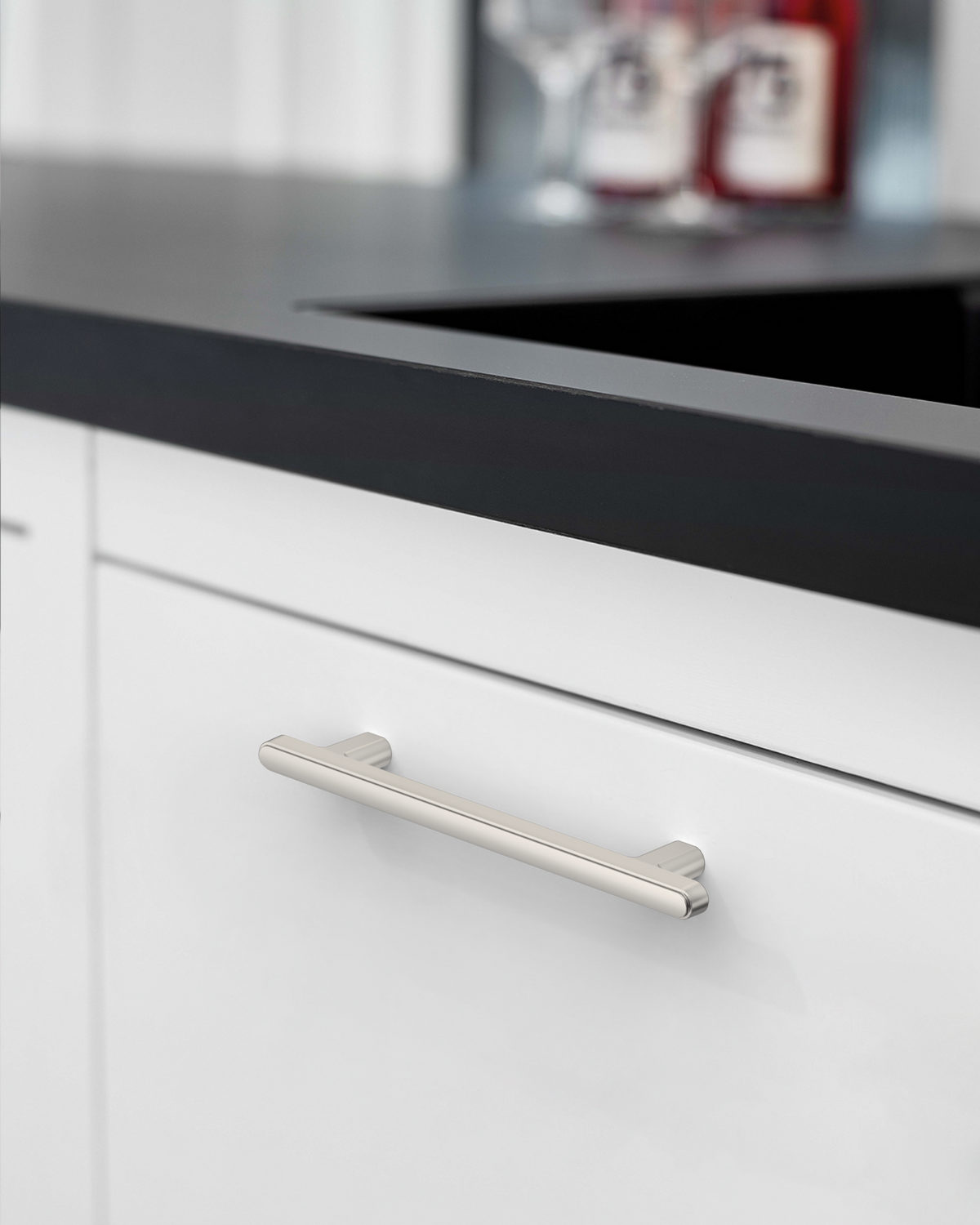 DESIGN2244 Soft Minimalist Flat Bar Cabinet Pulls