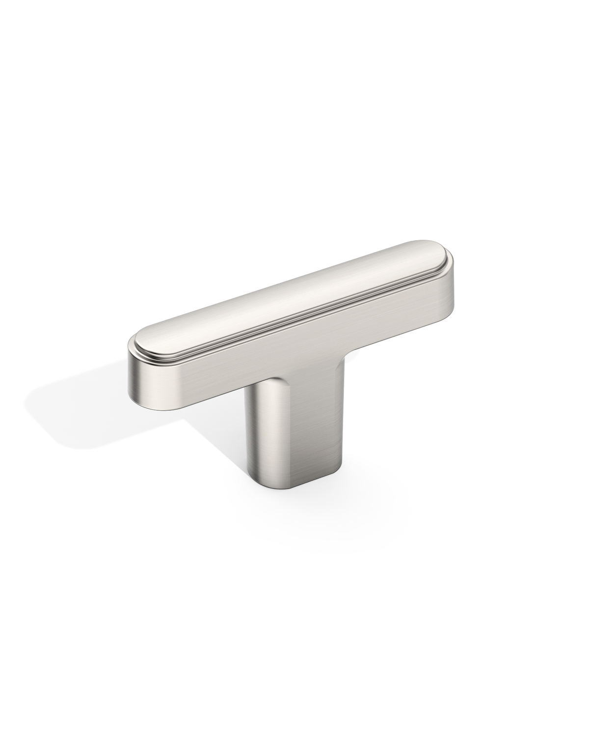 DESIGN2244 Modern Organic Inset Oval T-Bar Cabinet Knobs