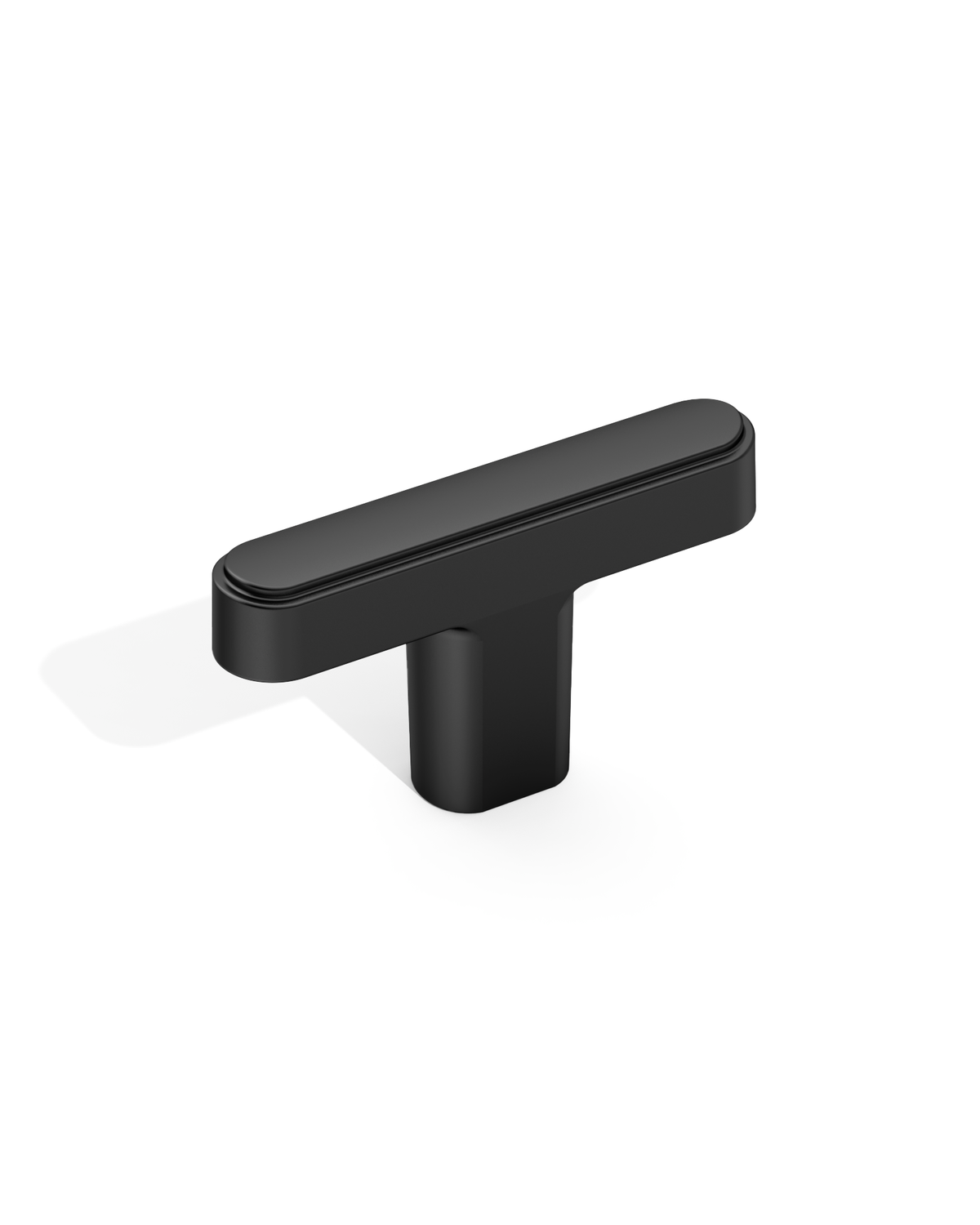 DESIGN2244 Modern Organic Inset Oval T-Bar Cabinet Knobs