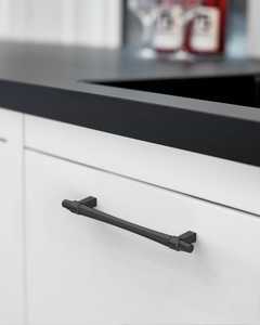 DESIGN2247 Champagne Bronze Collared Cabinet Handles - Heavy-Duty Geometric Drawer Hardware | 5"