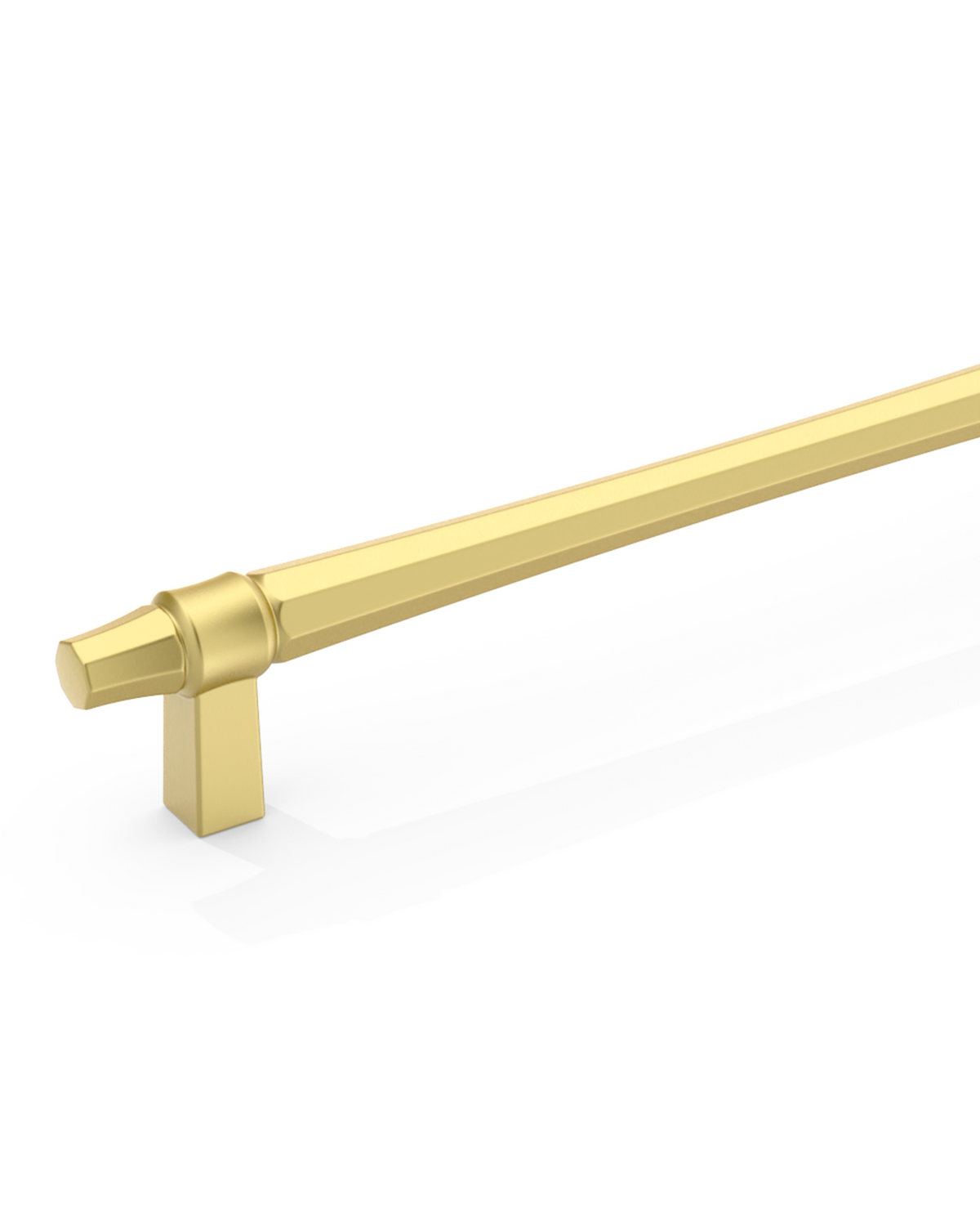 DESIGN2247 Champagne Bronze Collared Cabinet Handles - Heavy-Duty Geometric Drawer Hardware | 5"