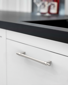 DESIGN2247 Champagne Bronze Collared Cabinet Handles - Heavy-Duty Geometric Drawer Hardware | 5"
