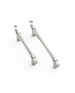 DESIGN2247 Champagne Bronze Collared Cabinet Handles - Heavy-Duty Geometric Drawer Hardware | 5"
