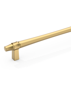 DESIGN2247 Champagne Bronze Collared Cabinet Handles - Heavy-Duty Geometric Drawer Hardware | 5"