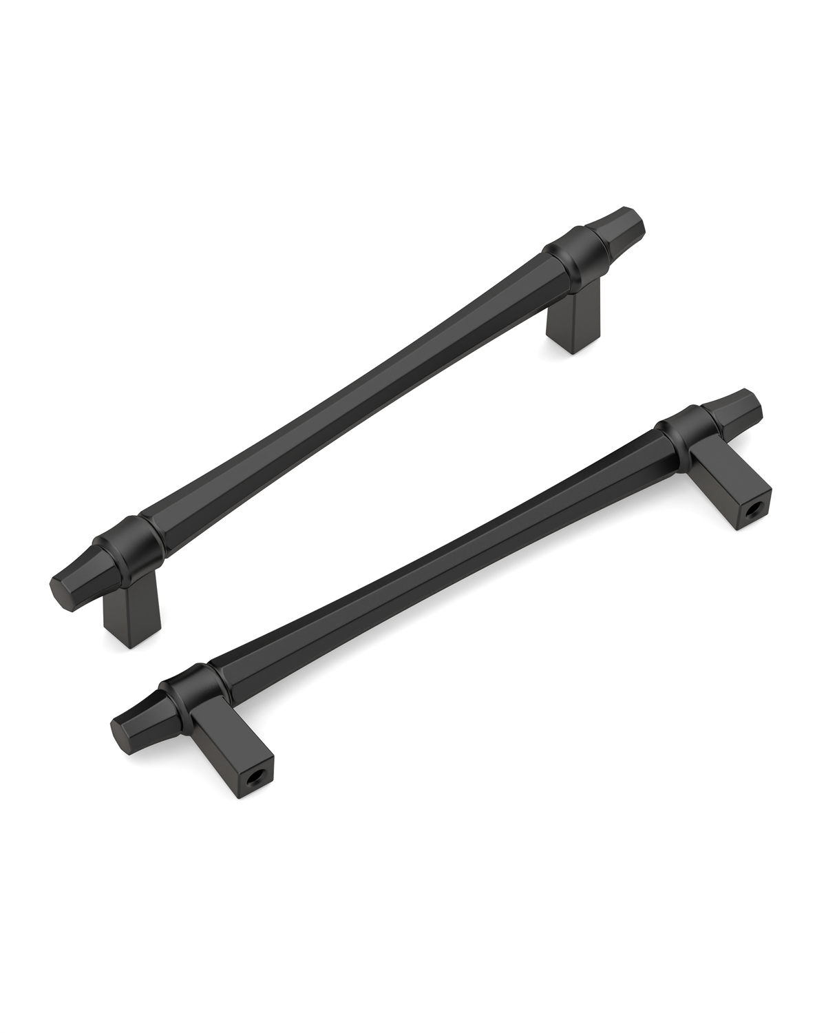 DESIGN2247 Champagne Bronze Collared Cabinet Handles - Heavy-Duty Geometric Drawer Hardware | 5"