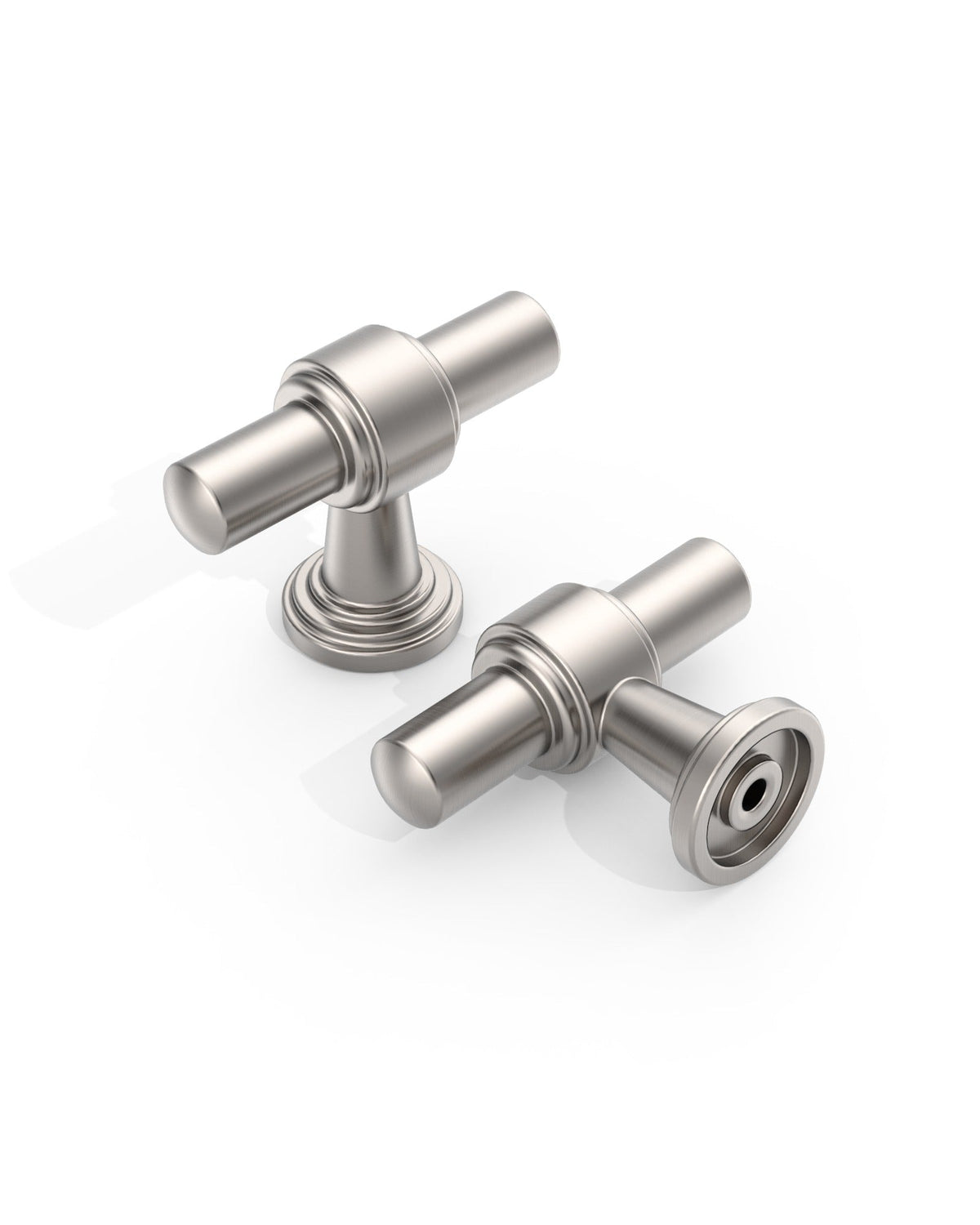 DESIGN2249 Modern Retro Stepped T-Bar Cabinet Knobs