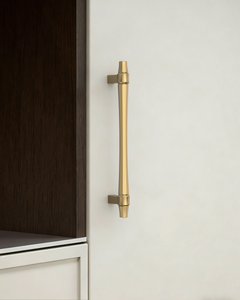 DESIGN2247 Champagne Bronze Collared Cabinet Handles - Heavy-Duty Geometric Drawer Hardware | 5"