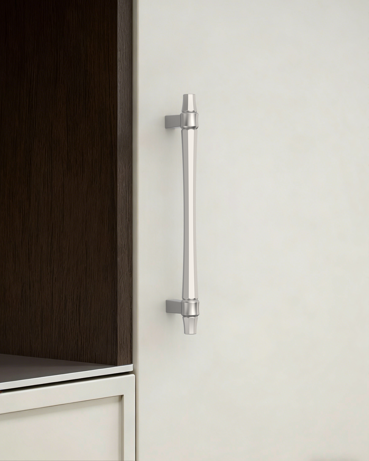DESIGN2247 Champagne Bronze Collared Cabinet Handles - Heavy-Duty Geometric Drawer Hardware | 5"