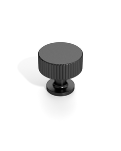 DESIGN2250 Oil Rubbed Bronze Knurled Cylinder Knobs - Heavy-Duty Antique Dresser Hardware | 1" Wide