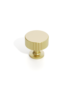 DESIGN2250 Oil Rubbed Bronze Knurled Cylinder Knobs - Heavy-Duty Antique Dresser Hardware | 1" Wide